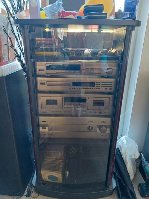Yamaha stereo keten inclusief kast en boxen, Audio, Tv en Foto, Stereoketens, Zo goed als nieuw, Ophalen