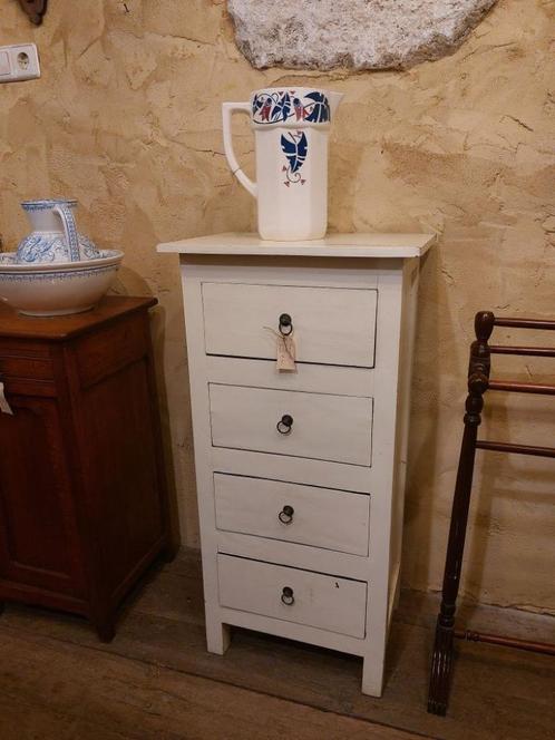 Smalle ladenkast met 4 lades, Antiek en Kunst, Curiosa en Brocante, Ophalen