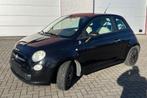 Fiat 500 1.2 benzine gekeurd voor verkoop, Voorwielaandrijving, Zwart, Start-stop-systeem, Leder en Stof