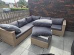 Mooie zo goed als nieuwe loungeset met extra kussens, Tuin en Terras, Ophalen, Zo goed als nieuw, Loungeset