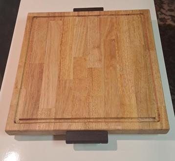 Snijplank - cutting board rubberwood 45x45 beschikbaar voor biedingen