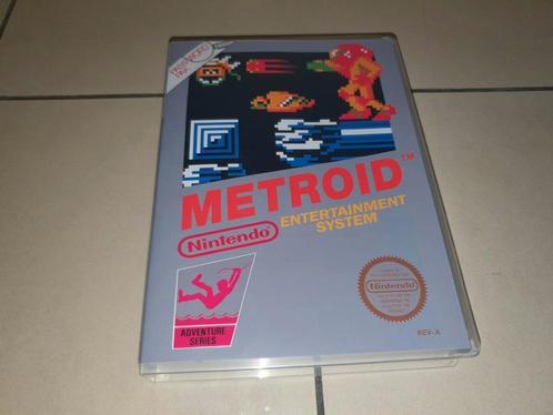 Metroid NES Game Case, Games en Spelcomputers, Games | Nintendo NES, Zo goed als nieuw, Verzenden