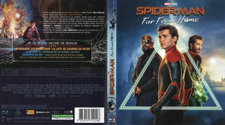 spiderman far from home (blu-ray) nieuw, Cd's en Dvd's, Blu-ray, Zo goed als nieuw, Actie, Ophalen of Verzenden