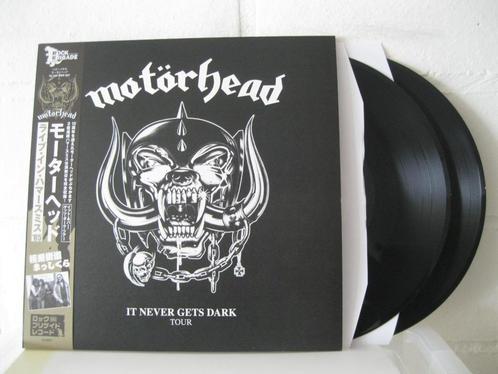 MOTORHEAD - IT NEVER GETS DARK tour - 2 lp color vinyl, CD & DVD, Vinyles | Hardrock & Metal, Enlèvement ou Envoi