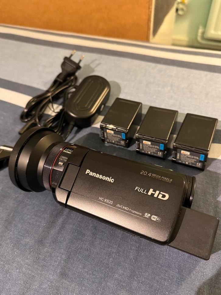 Panasonic x920 + acc, Audio, Tv en Foto, Videocamera's Digitaal, Zo goed als nieuw, Panasonic, Ophalen of Verzenden
