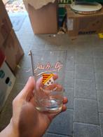 Oud email bierglas jack op werchter, Verzamelen, Ophalen of Verzenden