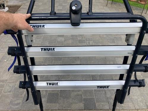 Porte vélo Thule pour Caddy / Transporter / etc • 4 places, Auto diversen, Fietsendragers, Gebruikt, Achterklepdrager, 3 fietsen of meer