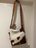 Nieuwe handtas leder met echt geitenvel, Ophalen of Verzenden, Zo goed als nieuw