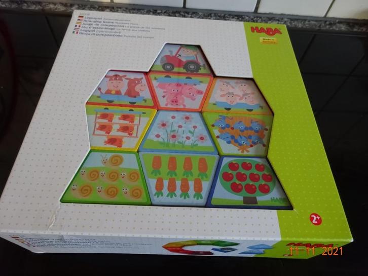 Haba Legspel Cijfersboerderij Junior Hout*PRIMA STAAT*, Kinderen en Baby's, Speelgoed | Educatief en Creatief, Ophalen of Verzenden