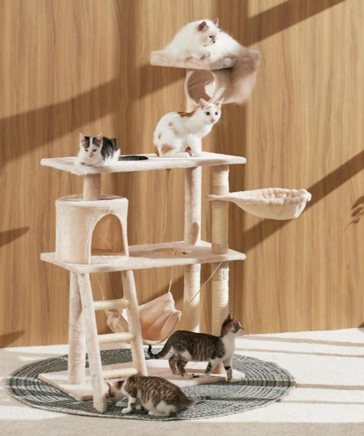 Krabpaal 1m41 voor kittens Nieuw, Dieren en Toebehoren, Krabmeubelen, Nieuw, Krabpaal, Verzenden