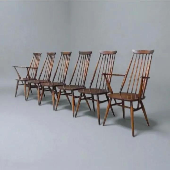 Chaises Vintage Lucian Randolph Ercolani pour Ercol 1970's, Maison & Meubles, Accessoires pour la Maison | Porte-journaux & Porte-revues