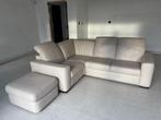Natuzzi hoeksalon, Ophalen, Zo goed als nieuw, Leer, Leder
