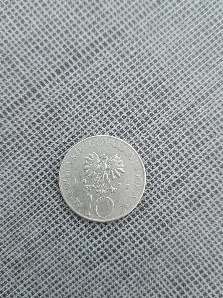 Munt Polen.Polska Rzeczpospolita Ludowa. 10 Zlotych van 1976, Postzegels en Munten, Munten | Europa | Niet-Euromunten, Losse munt