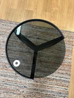 Nieuwstaat Matzwarte Salontafel Rond – NP: €750, Huis en Inrichting, Tafels | Salontafels, Rond, Zo goed als nieuw, Glas, Minder dan 50 cm