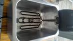 Zilveren frietuurpan van Fritel (5 L), Electroménager, Friteuses, 4 litres ou plus, Enlèvement, Utilisé, Pan intérieur amovible
