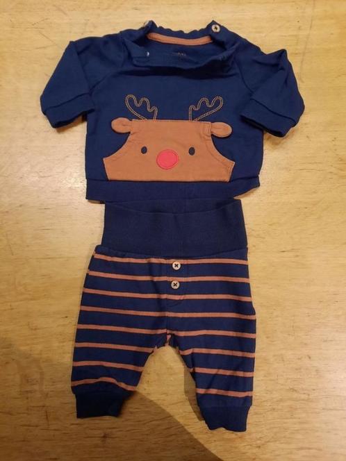 C&A set van 1 maand OF 56 CM: sweatshirt+warme broek, Kinderen en Baby's, Babykleding | Maat 56, Zo goed als nieuw, Jongetje, Setje