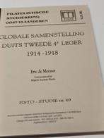 Globale samenstelling duits tweede 4e leger 1914-1918, Ophalen of Verzenden