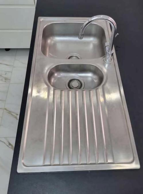 Kraan en Afwasbak, Huis en Inrichting, Keuken | Keukenelementen, Gebruikt, Minder dan 100 cm, 100 tot 150 cm, 50 tot 75 cm, Overige kleuren