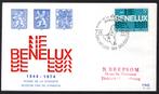 1723 FDC 1974 - 30e Verjaardag  BENELUX, Ophalen of Verzenden, Gestempeld, 1e dag stempel, Gestempeld