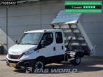 Iveco Daily 35C14 Open Laadbak Dubbel Cabine Dubbellucht 3,5, Auto's, Bestelwagens en Lichte vracht, Stof, Gebruikt, Euro 6, Iveco