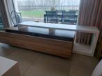 tv meubel eikenhout-wit, Minder dan 100 cm, 25 tot 50 cm, 200 cm of meer, Eikenhout