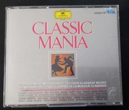 Dubbel CD CLASSIC MANIA, Cd's en Dvd's, Cd's | Verzamelalbums, Gebruikt, Klassiek, Ophalen of Verzenden