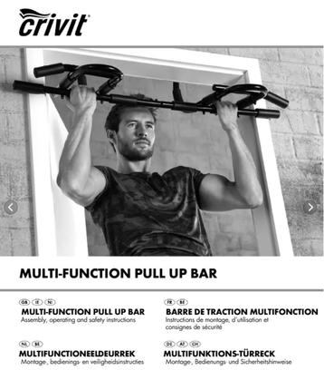 barre de traction multifonctionnelle, Enlèvement, Comme neuf, Bras, Barre de traction