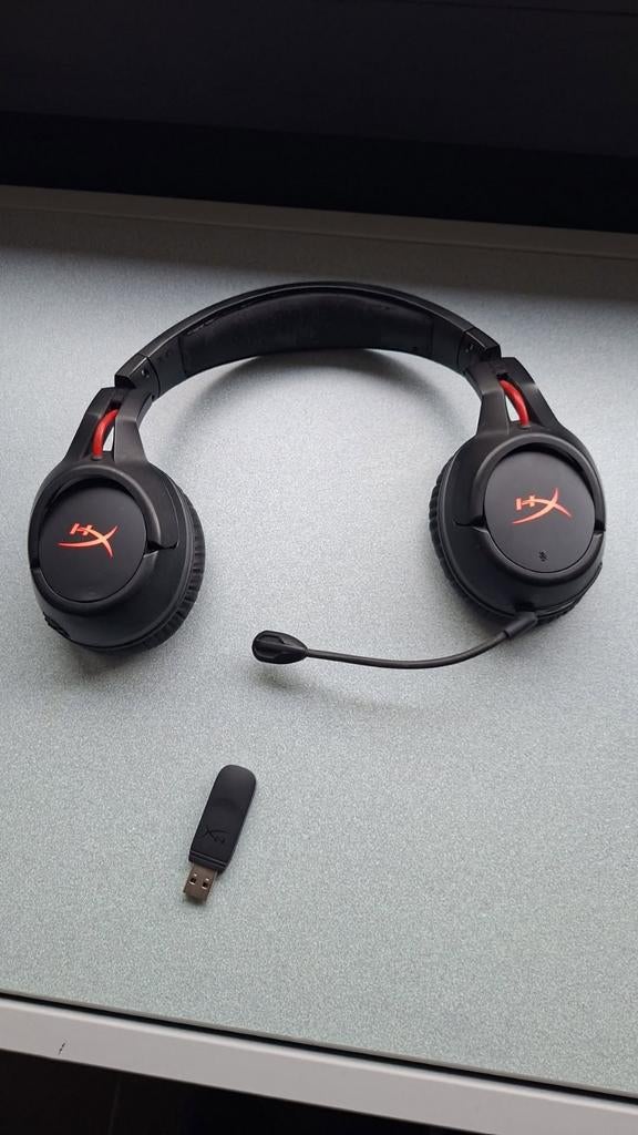Hyperx headset draadloos, Computers en Software, Headsets, Ophalen of Verzenden, Draadloos, Gaming headset, Gebruikt