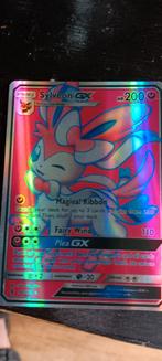 Sylveon GX zeldzame Pokémon-kaart, Ophalen of Verzenden, Zo goed als nieuw