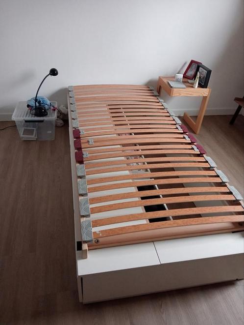 Bed Ikea met 3 opbergschuiven, Kinderen en Baby's, Kinderkamer | Bedden, Lattenbodem, Ophalen