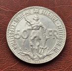 50 Francs   1935 pos A. Wereldtentoonstelling, Zilver, Ophalen of Verzenden, Losse munt, Zilver