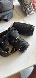 Nikon D3500 + AF-P DX 18-55 VR + AF-P 70-300 VR - Zwart, Audio, Tv en Foto, Fotocamera's Digitaal, Ophalen, Zo goed als nieuw