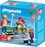 Playmobil Verkeersbegeleider met kinderen, Comme neuf, Ensemble complet, Enlèvement ou Envoi