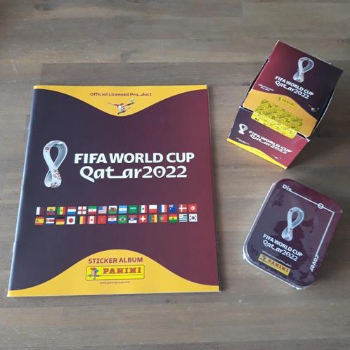 Panini World Cup 2022 Qatar Leeg album + gesloten doosje, Verzamelen, Sportartikelen en Voetbal, Nieuw, Poster, Plaatje of Sticker