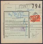 1950 - BELGIË - Spoorwegdocument [OBP/COB TR322] + VERVIERS, Verzenden, Zonder envelop, Gestempeld, Treinen