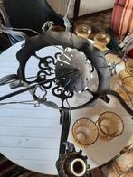 Luster, Huis en Inrichting, Ophalen, Gebruikt, Glas, Antiek
