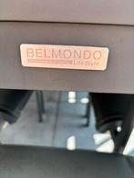 Keramische belmondo uitschuifbare tuinset met 8 stoelen, Tuin en Terras, Ophalen, Gebruikt, Rechthoekig, Aluminium