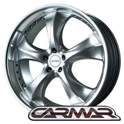20" Lenso LS 29 Silver/Mirror Lip geschikt voor Porsche Caye, Auto-onderdelen, Banden en Velgen, Banden en Velgen, Zomerbanden
