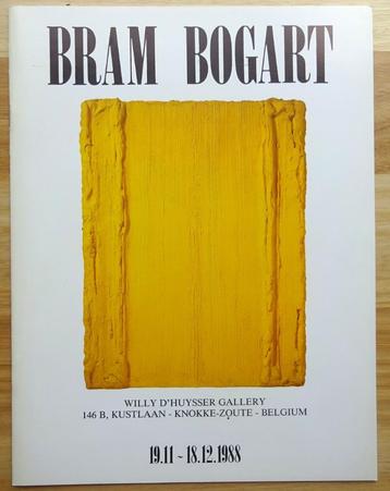 Bram Bogart, 1988, folder, Willy D'Huysser Gallery Knokke beschikbaar voor biedingen