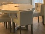 Eettafel met of zonder stoelen, 100 à 150 cm, 100 à 150 cm, Chêne, Modern