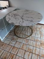 Tafel met marmeren blad., Huis en Inrichting, Ophalen, Zo goed als nieuw