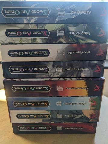 Sword Art Online 1-8 Light Novel (livre) Français + Coffret beschikbaar voor biedingen