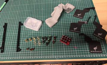 Rc crawler scenery  : dakrails , ruitenwissers , stoelen etc beschikbaar voor biedingen