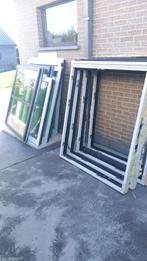 7tal ramen incl. lijst (met ventilatierooster), Ophalen, Zo goed als nieuw, Gevelraam of Ruit, Dubbelglas