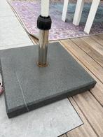 Parasolvoet graniet 55 x 55 x 9 cm - verrijdbaar, Ophalen, Zo goed als nieuw
