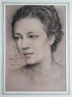 Portrait daté 9-5-1940 et signé Baltus, Antiquités & Art, Art | Dessins & Photographie, Enlèvement