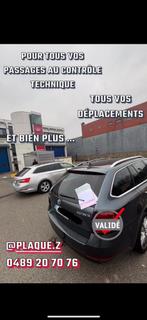 Plaque Z - Contrôle technique, Ophalen