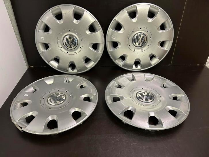 4 enjoliveurs vw polo golf 4,5,6,7 passat touran 15", Autos : Divers, Enjoliveurs, Utilisé, Enlèvement ou Envoi