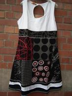 Zomerjurk voor dames T 3XL/46 (Pimpinela) wit en zwart, Overige kleuren, Verzenden, Maat 46/48 (XL) of groter, Nieuw