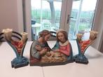 Heel oud prachtig 3stel in gips, Diversen, Kerst, Ophalen of Verzenden
